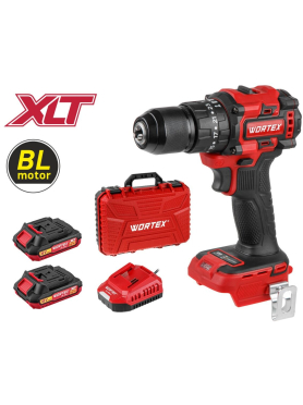 Дрель-шуруповерт аккумуляторная ударная WORTEX BD 2030-1 Li XLT SET 