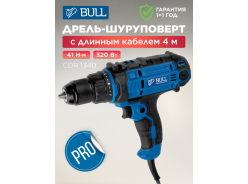 Шуруповерты сетевые BULL